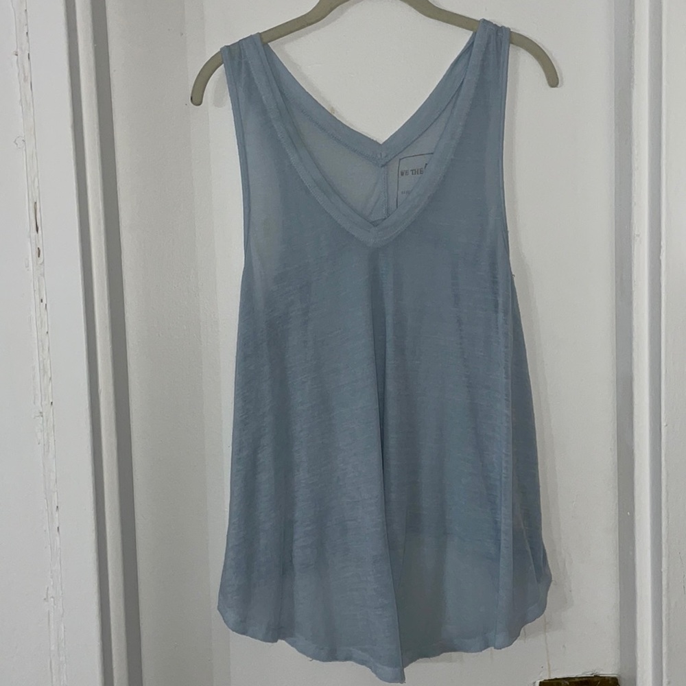 We the Free Tank, Free People baby blue size M